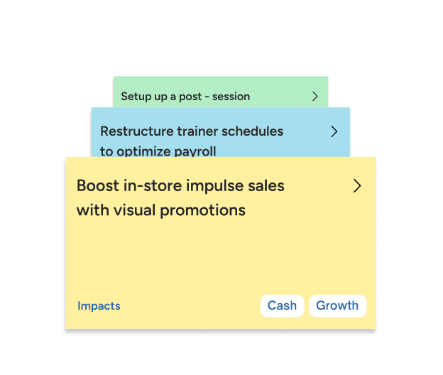 Your action plan, done for you