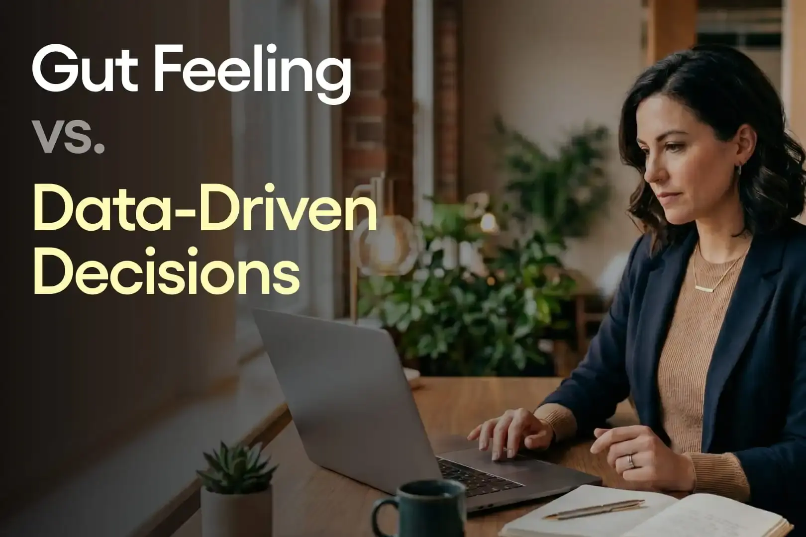Gut feeling versus data-driven decision making for a growing small business